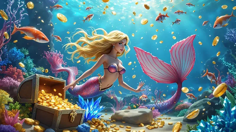 Adegan permainan tembak ikan di lobi 333666
